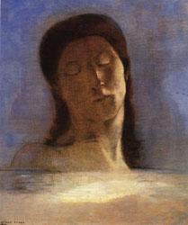Odilon Redon With Closed Eyes France oil painting art
